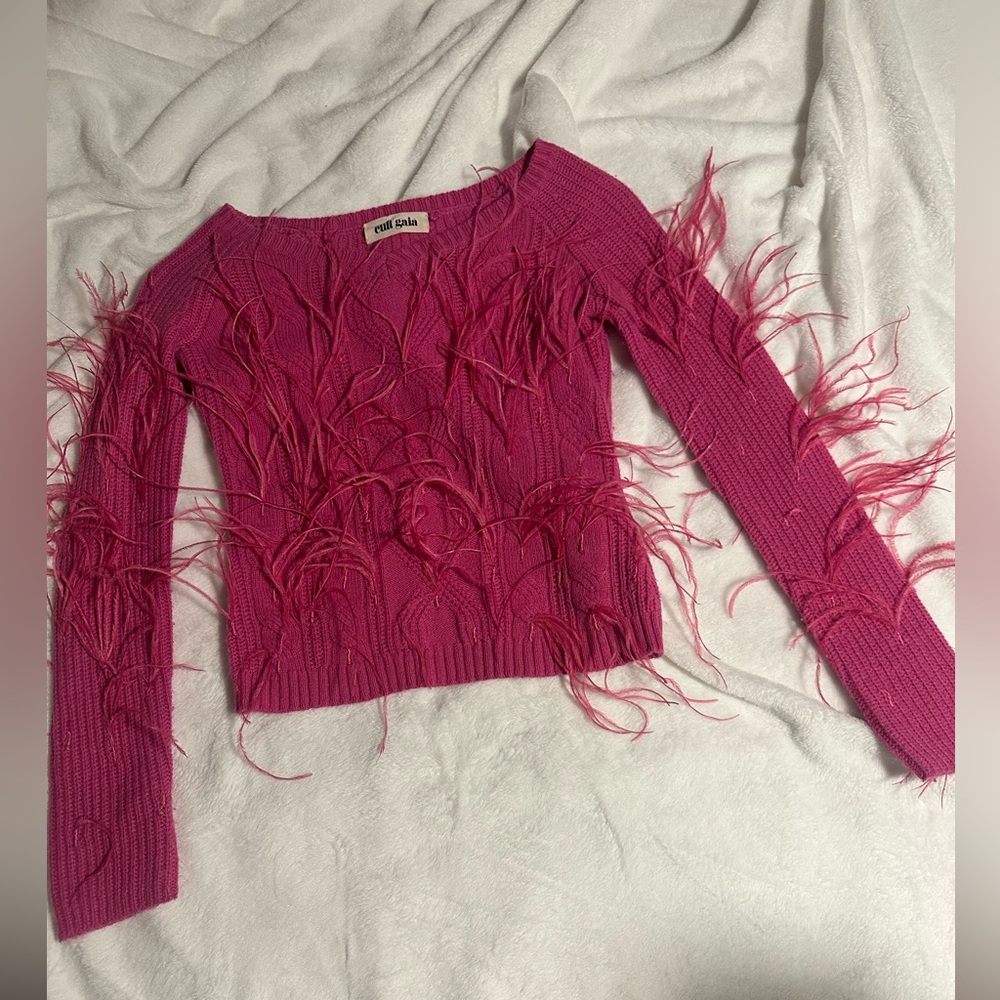 Pink cult gala sweater (worn only once)